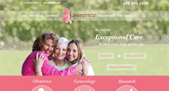 Desktop Screenshot of lawrenceobgyn.com